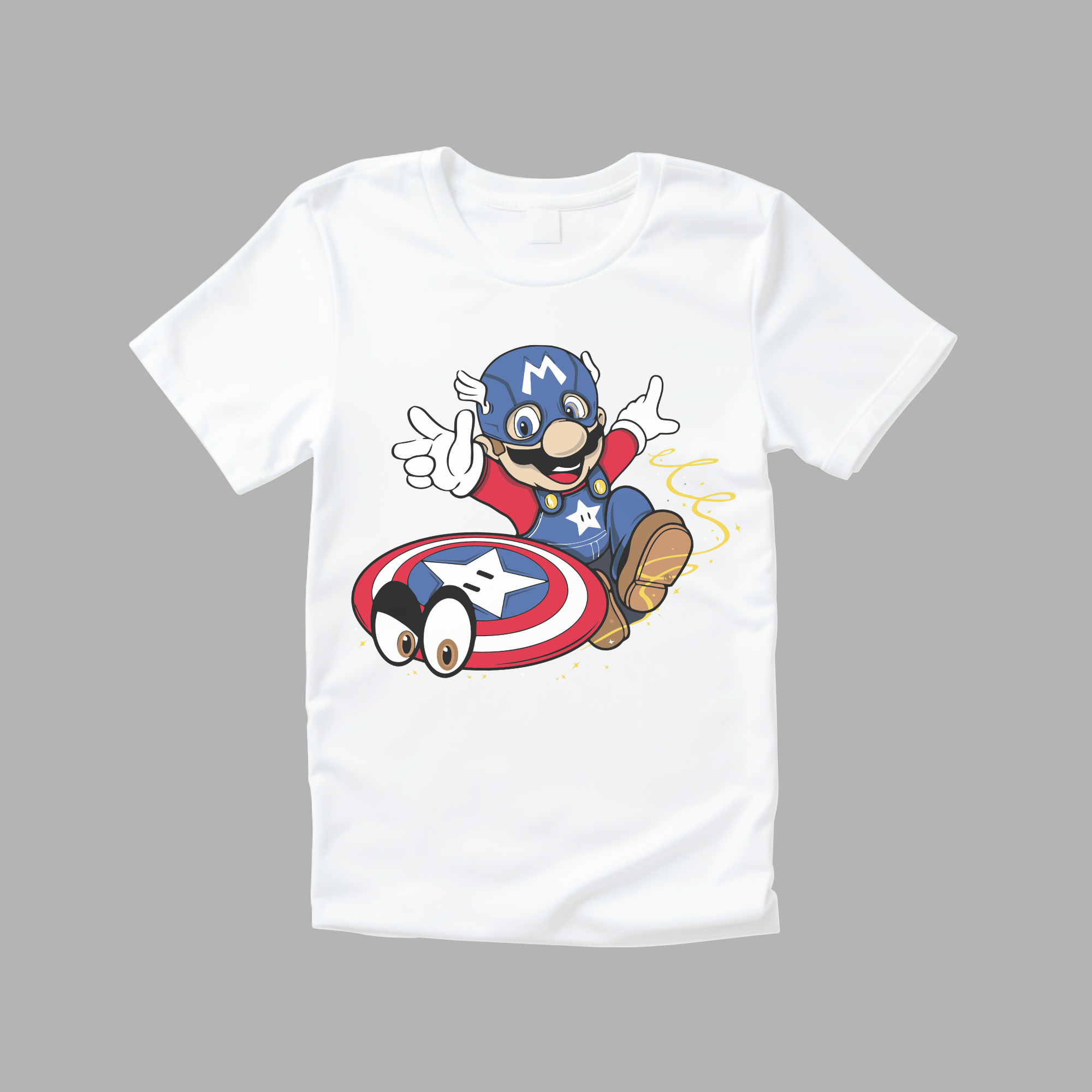 Camiseta niño/a Capitán Mario.