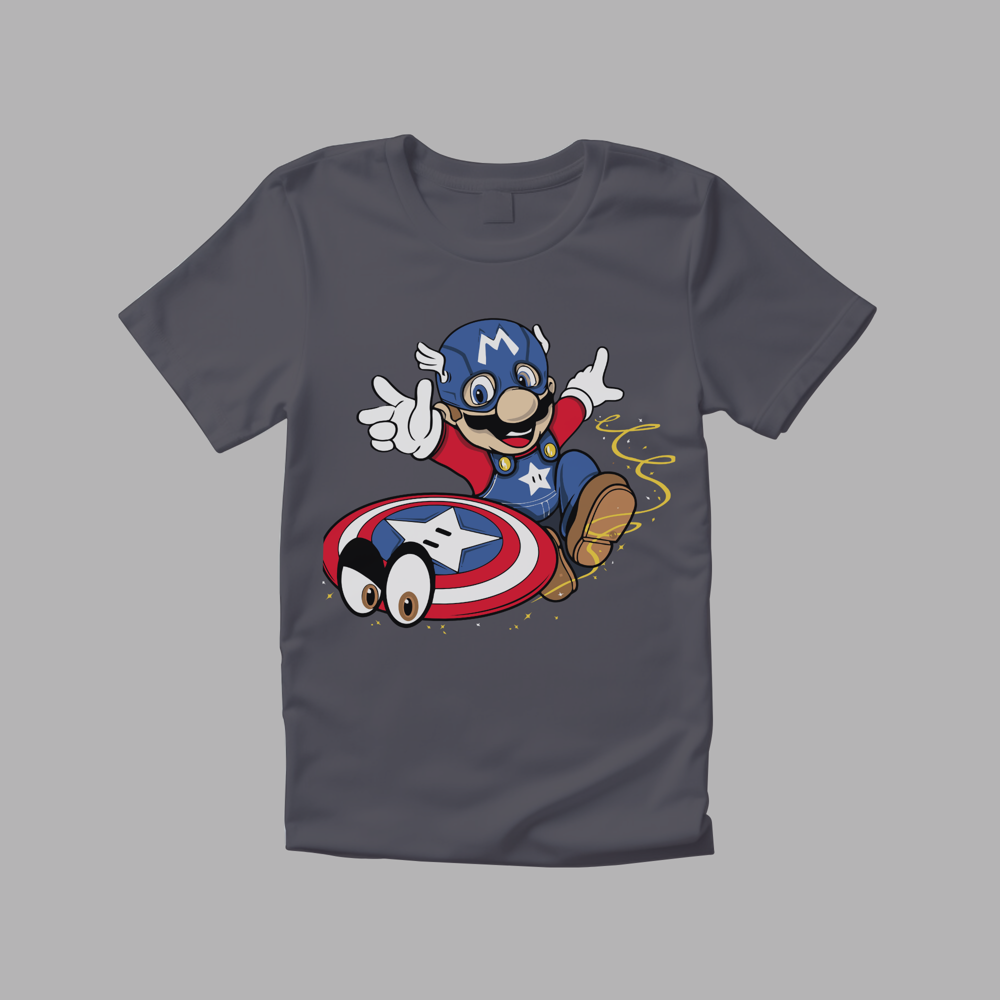 Camiseta niño/a Capitán Mario.