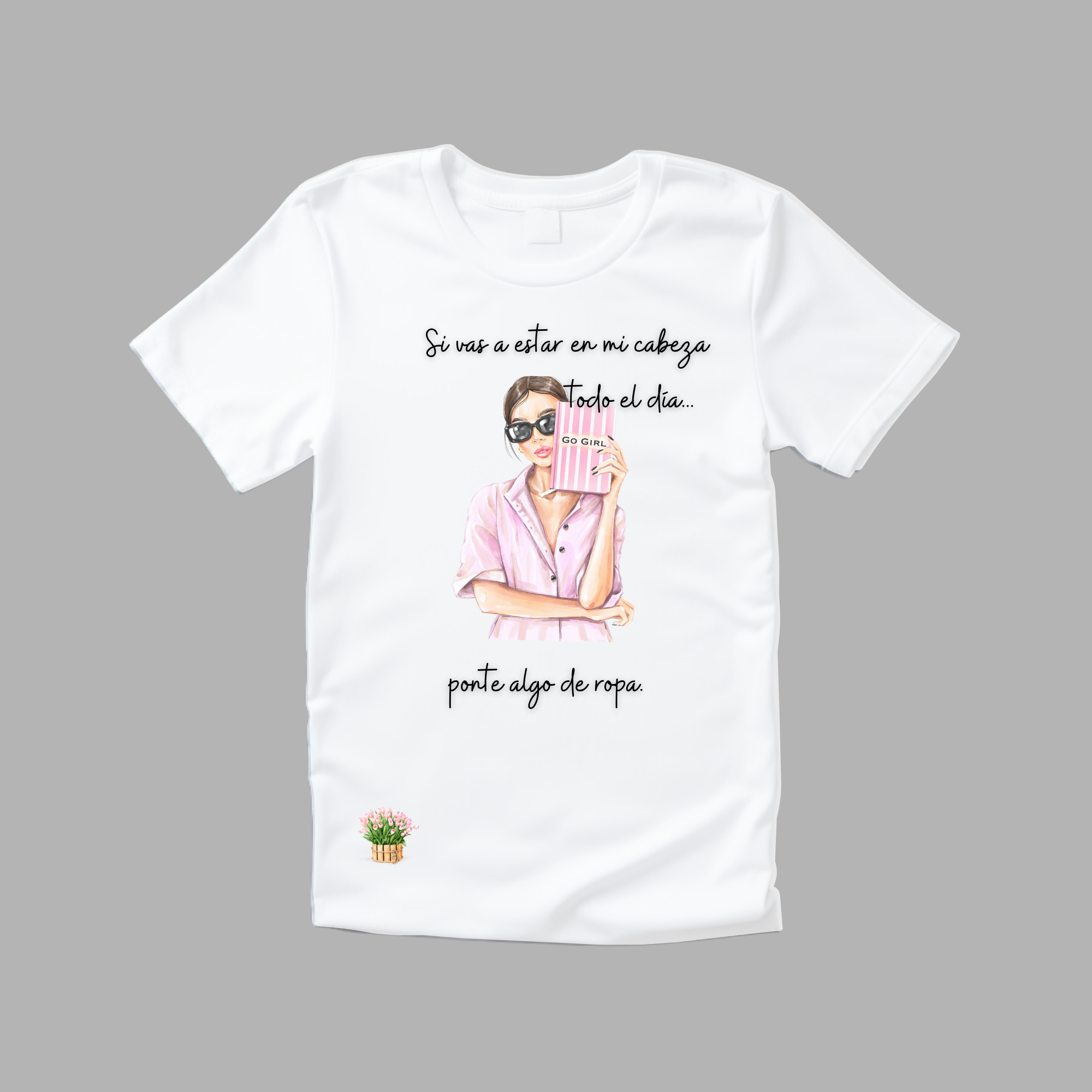 Camiseta en mi cabeza.