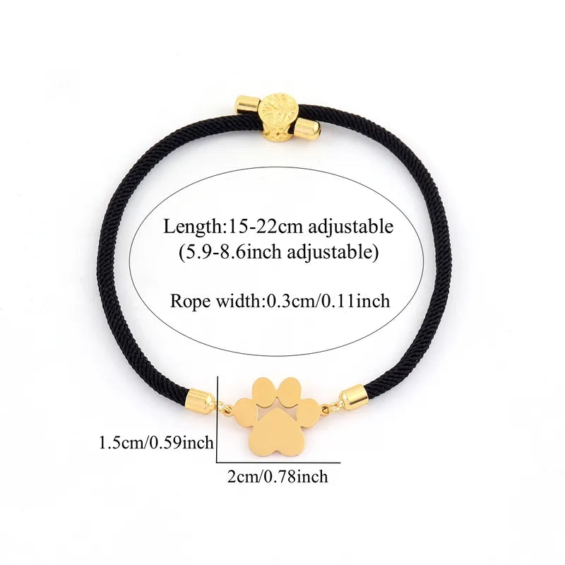 Pulsera con huella mascota.