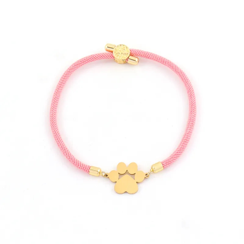 Pulsera con huella mascota.