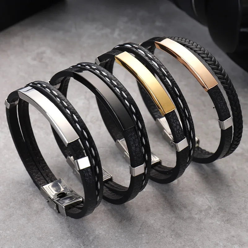 Pulsera acero hombre.