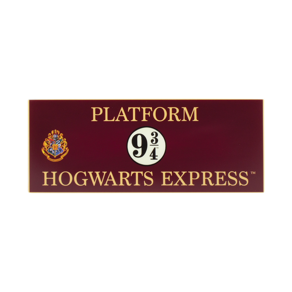 Lámpara logo Harry Potter Andén 9 3/4