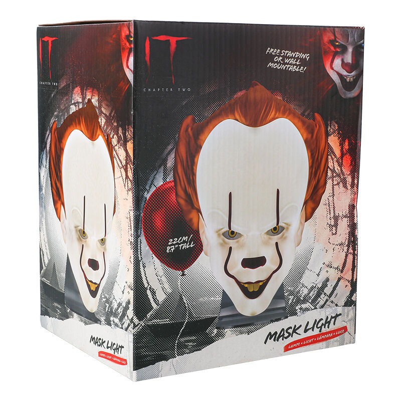 Lámpara máscara Pennywise 24 cm