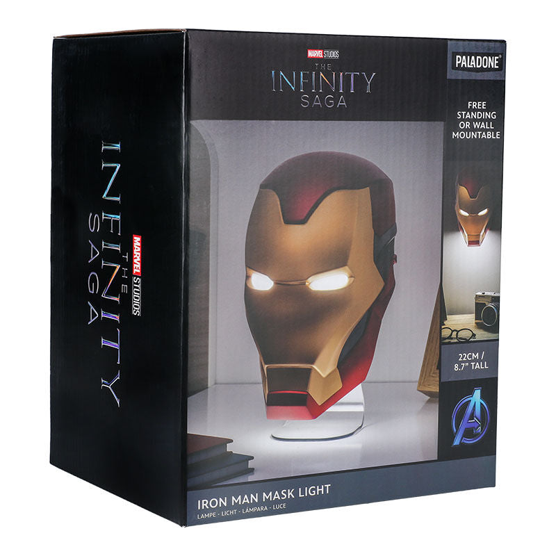Lámpara casco de Iron Man 22 cm